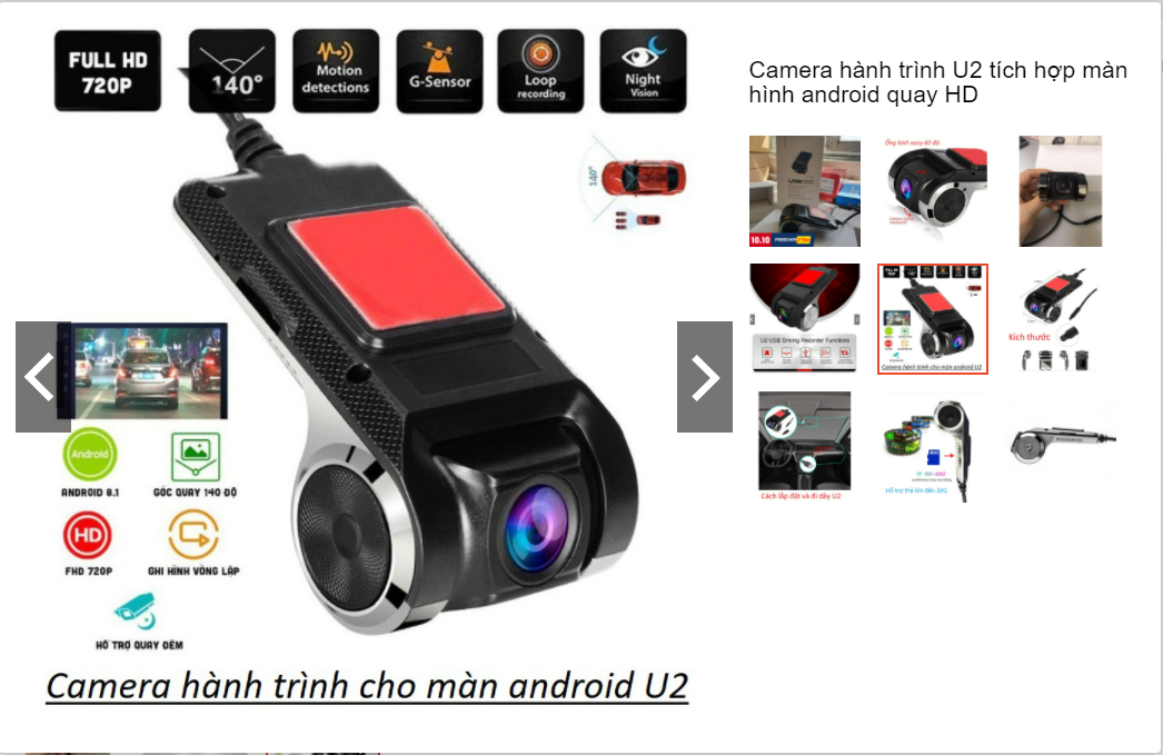 Camera hành trình U2